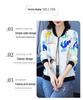 Chiffon Print Cardigan: Versatile Plus Size Long-Sleeve Jacket for Spring 2025