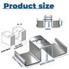 Quick Installation Grille Clamps Heavy Type Zincs Coated Grille Fixture Clip for Temporary Structures and Exhibition