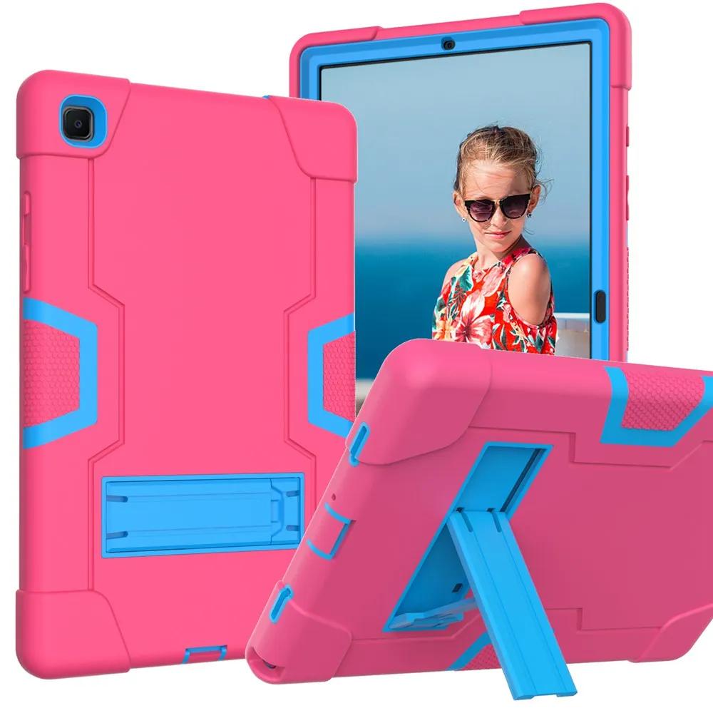For Samsung Galaxy Tab A7 10.4 inch SM-T500 T505 case silicone+PC Shockproof Stand Tablet Cover for Samsung SM-T503 T509 10.4"