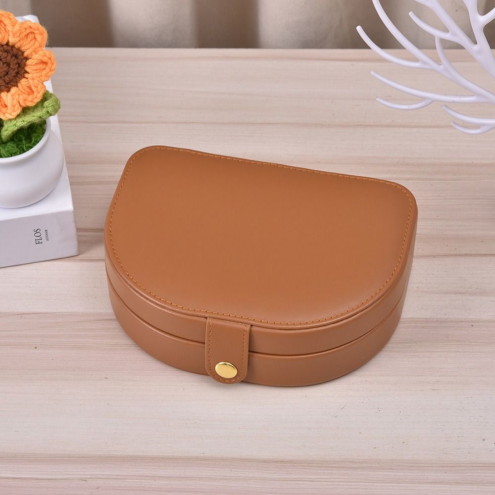 Bracelet Earrings Storage Case PU Leather Jewelry Holder Sweet Jewelry Display Box  Outdoors