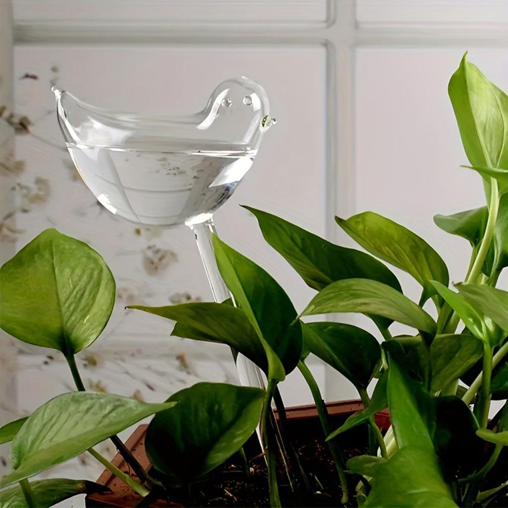 Transparent Bird Watering Device Plant Automatic Watering Device Plant Watering Ball Indoor Outdoor Plant Automatic