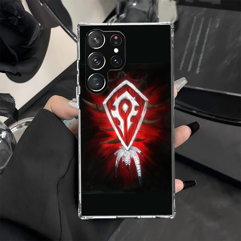 

W-World Of W-Warcraft W-Wow Phone Case for Samsung Galaxy Note 20 Ulte 10 Lite 9 8 Plus J4 J6 + J8 M11 M12 M30 M32 M60S M80S Sof Samsung Note 8