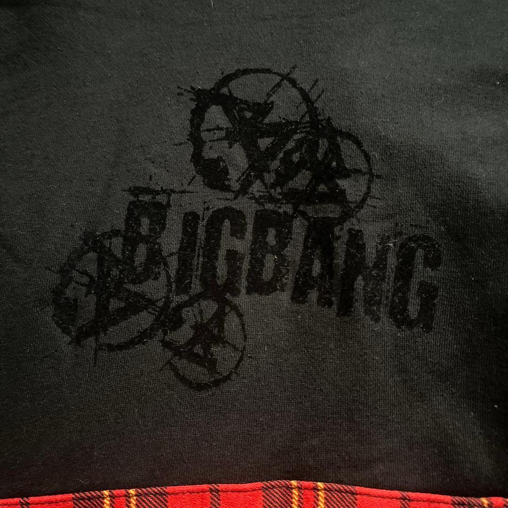 [GEBRAUCHT] BIGBANG Offizieller LIVE Karierter Kapuzenpullover