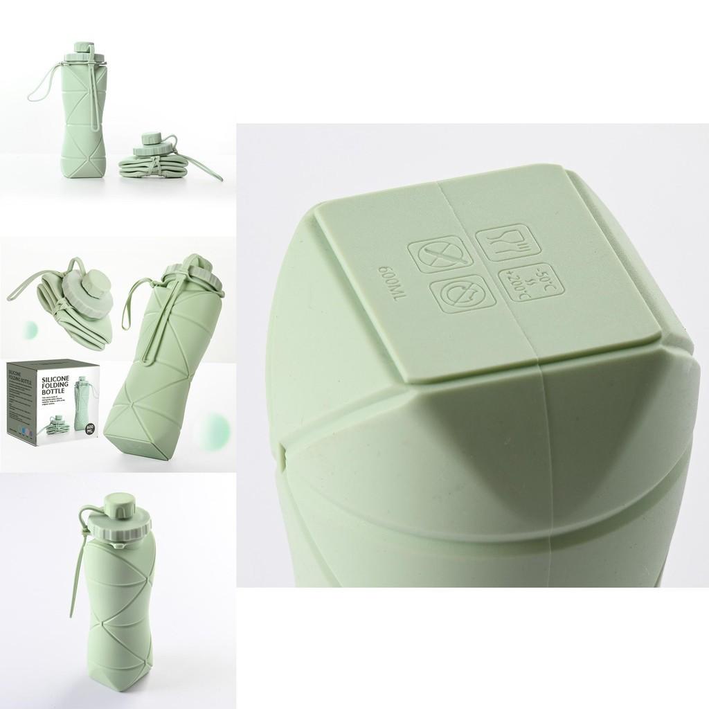 Portable Telescopic Folding Cup For Outdoor Travel Sports Heat Resistant Silicone Material