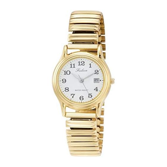 

[Citizen Q&Q] Watch Analog Waterproof Date Metal Band D015-004 Women s Gold