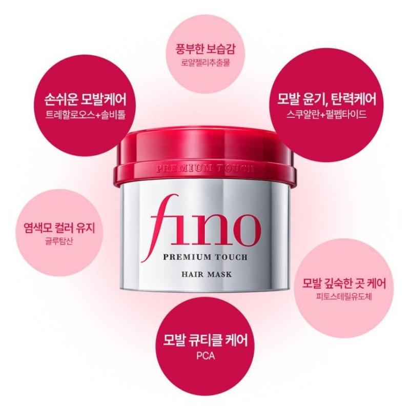 FINO Premium Touch Haarpflegeöl Serum Luftig Glatt + Haarmaske (70ml+230g / 2.37 fl. oz+8,1 oz.)