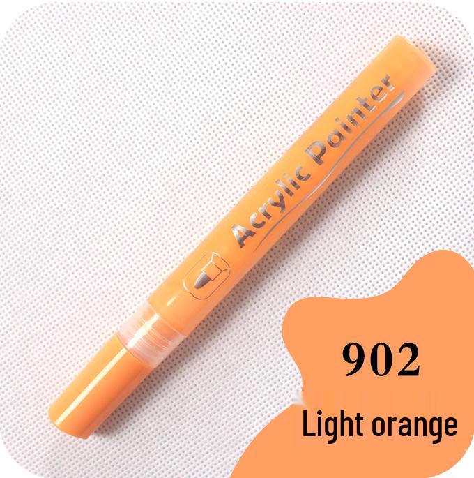 Guan Na 48-Color Waterproof Acrylic Markers for Ceramic, Stone, Graffiti & Coloring