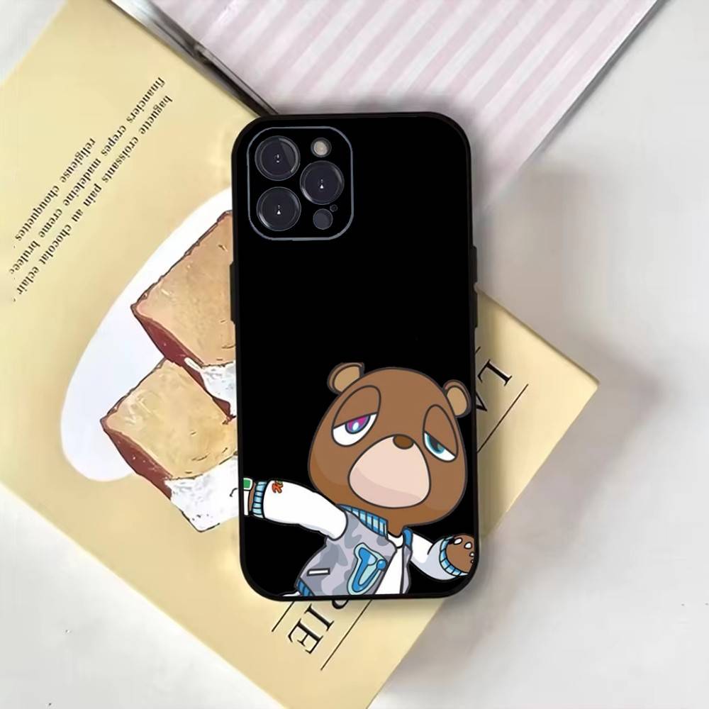 Kanye West Ye Music Phone Case For iPhone17,16,15,14,13,12,11 Plus,Pro Max,Soft Black Cover iPhone15pro