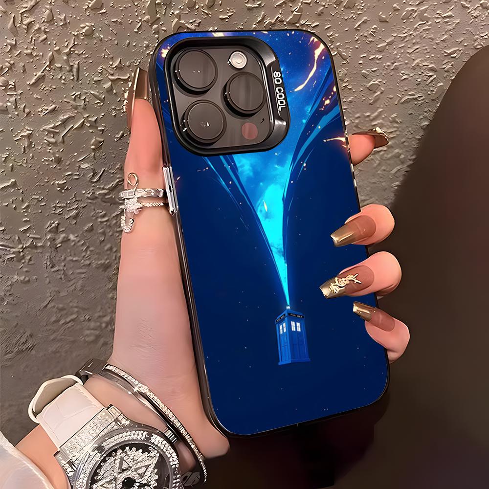 D-Doctor W-Who Phone Case For IPhone17 Air 16 15 14 Plus 13 12 11 Pro XS Max Silver Black Bumper Case