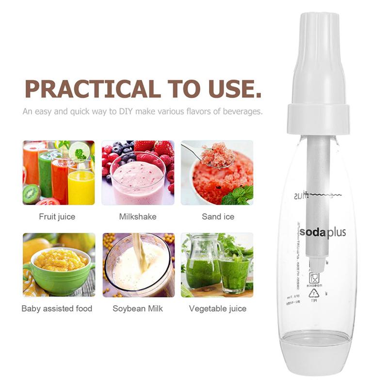 Taşınabilir Soda Makinesi Sodaplus Ev Tipi 1L Karbonatlı Su Makineleri CO2 Tüpü ile Soda Akımı Yapıcı Makine