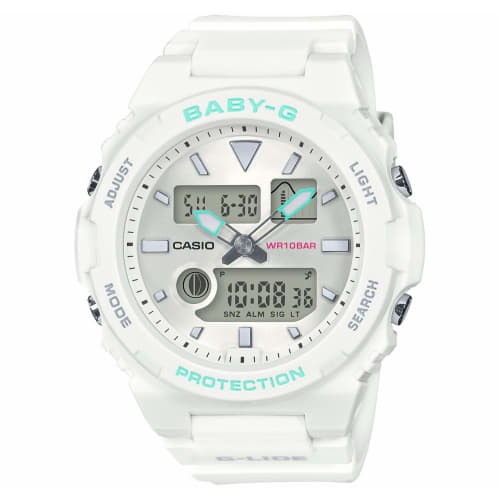 Casio Baby-G G-LIDE BAX-100-7AJF Women's White Watch