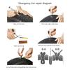Tire Repair Plug, Qiilu Tire Repair Plug Tire Repair Kit