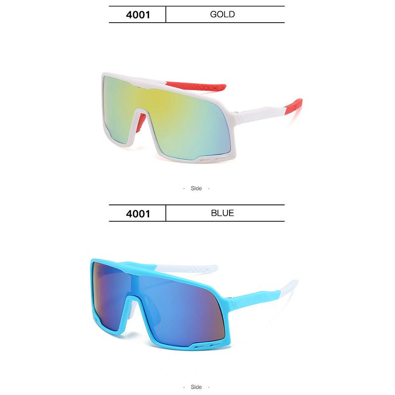 Fashionable Cycling Sunglasses With Large Frame Uv400 Ultraviolet Light Bicycle Riding Driving Glasses Cycling Glasses