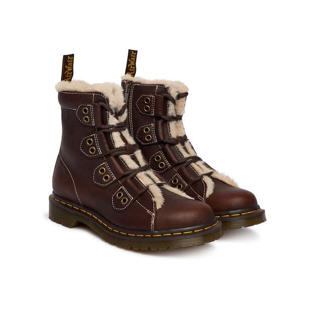 Ботинки Dr. Martens 1460 Lace To Toe Fur Lined