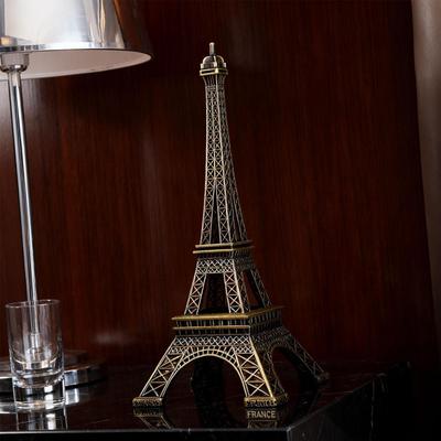 Statue Model Accent Iron 3D Architectural Craft Desk Figurine for Shelves Party Living Room