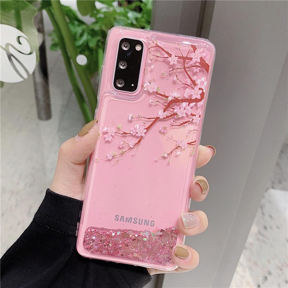 

Динамичный чехол для телефона с жидким глиттером и зыбучим песком для Samsung Galaxy S23 S22 S21 S20 S10 Ultra Plus Note 20 A32 Мягкий силиконовый чехол For S22