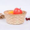 Bamboo Woven Bread Basket Snacks Container Food Display Basketry Kitchen Fruit Vegetables Egg Storage Tray Wicker Basket
