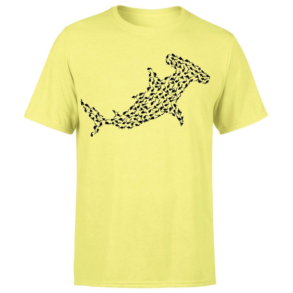 Hammerhead Shark Open Water Mens TShirt Funny Scuba Diving TeeOrP1A L