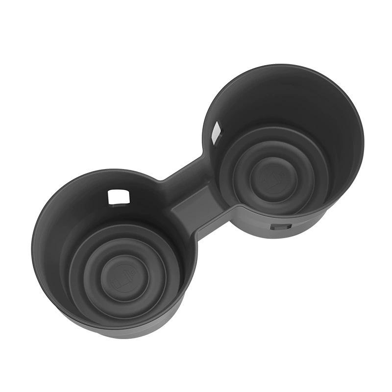 Fits 25 Models of X-TRAIL T33 Series: Central Control Cup Holder Shock Absorption Sleeve & Beverage Limit Storage Seat Limiter.