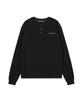 REST&RECREATION Henley Neck Top - Black