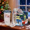 Christmas Money Box Pull-out Cash Gift Box DIY Holiday Money Gift Box with Transparent Bags Christmas Money Holder Pull Box for Kids Adults