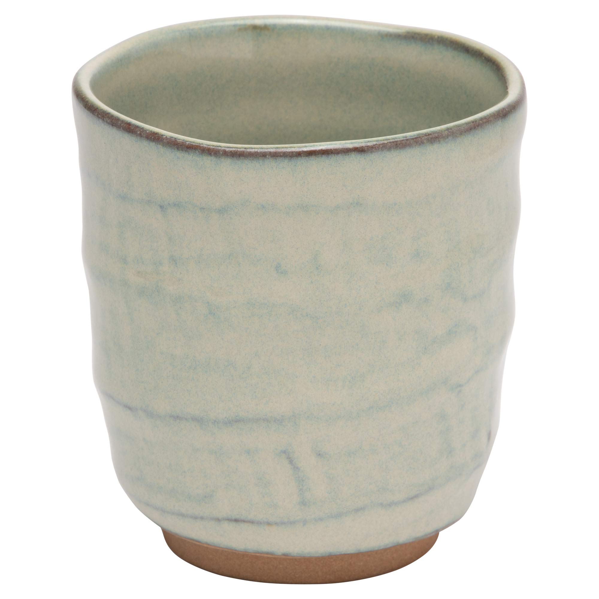 Mino ware sushi nightingale W30102 teacup, green,