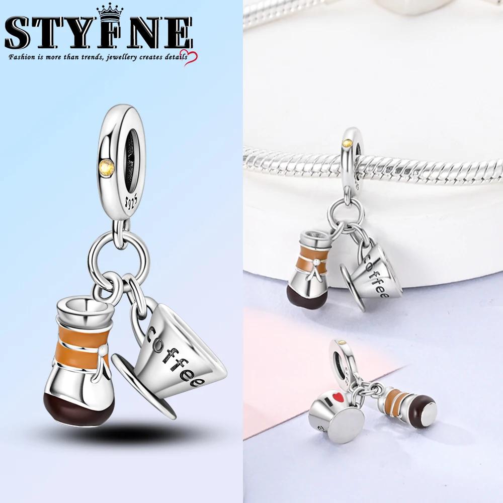 Anniversary Copper Color Breakfast Alarm Clock Beads Exquisite Daily Charms Pendants Fit Original Bracelets Diy Jewelry