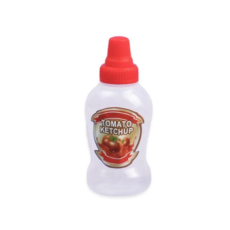 Portable Mini Squeeze Bottle for Tomato Salad Dressing and Honey Dispenser