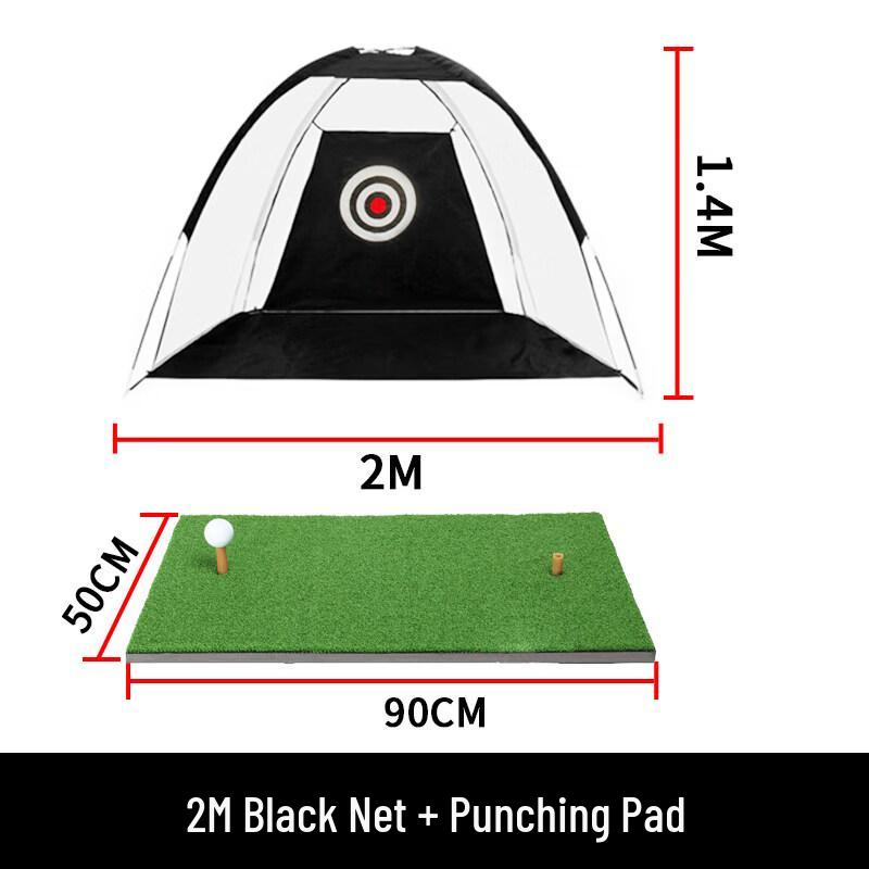 Indoor Golf Hitting Cage Practice Set