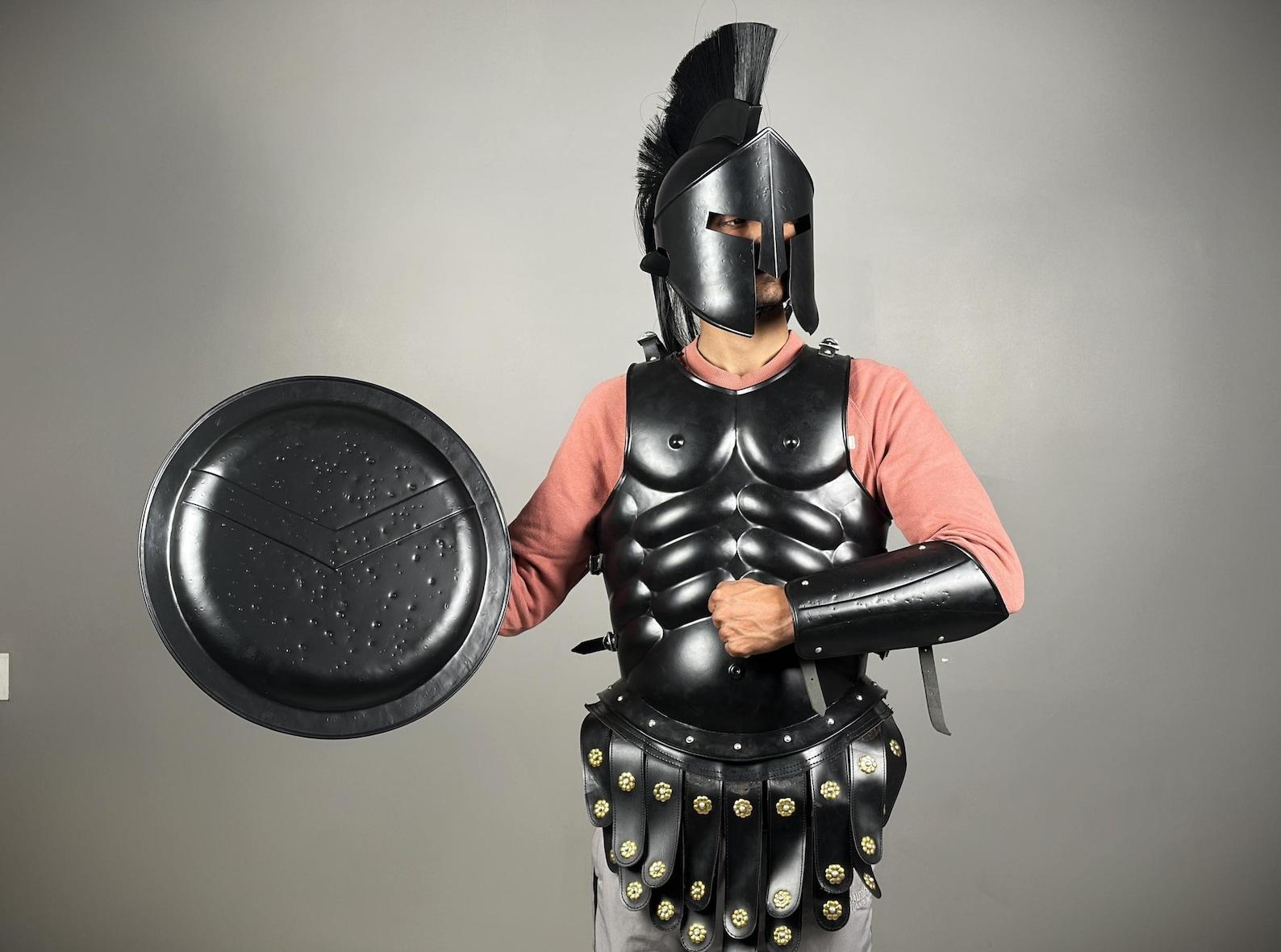 300 Movie Inspired Spartan Armor Suit – Muscle Warrior Cosplay Outfit