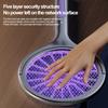 Foldable Extendable Electric Mosquito Swatter with Automatic Mosquito Lure and Strong Mosquito Killing Function Rechargeable Indoor Outdoor Use