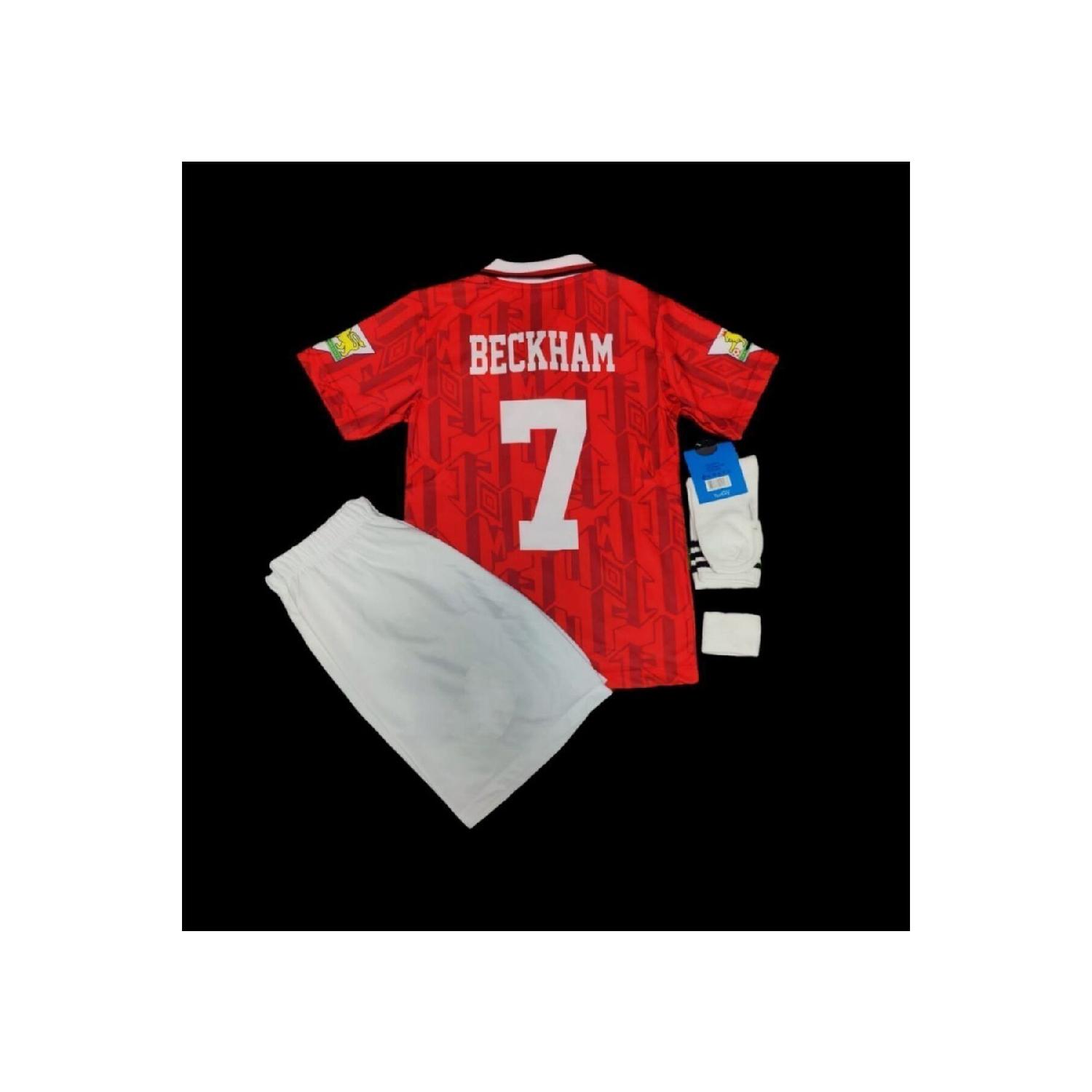 

Комплект из 4 детских трикотажных изделий Дэвида Бекхэма «Сезон 92/93» «Ностальгия» 5-6 Yaş красный