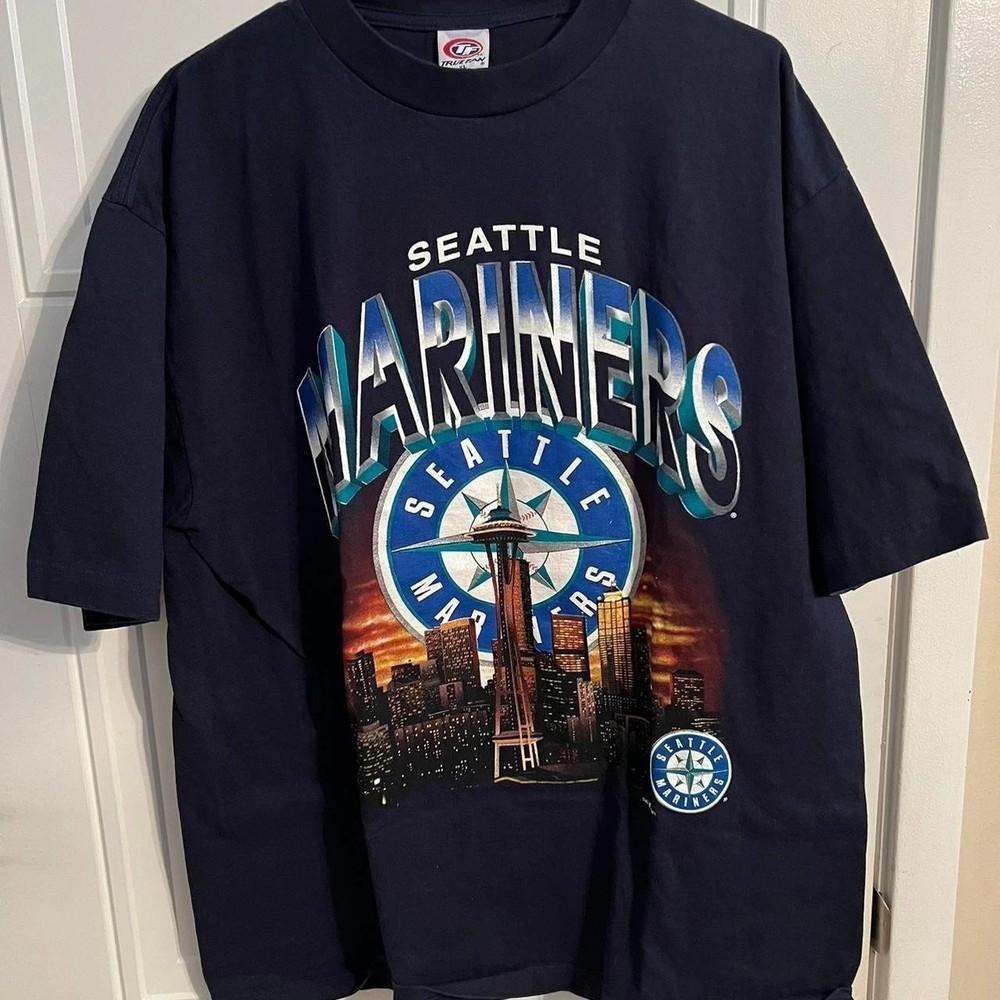Vintage Seattle Mariners Graphic Black Shirt Unisex Men Women S-5XL Unisex T-Shirt XXXL