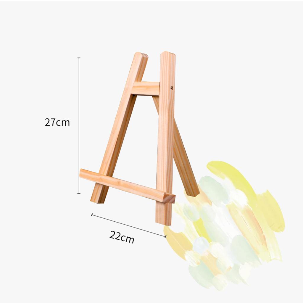 Wooden Foldable Desktop Easel for Kids - Tabletop Art Stand