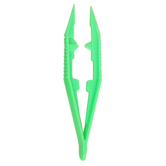 Children Kids Plastic Perler Beads Easy Grip Tweezers Puzzle Toy Clamp Tool