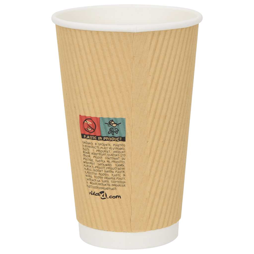 Papierowe Kubki Z Pokrywkami, 1000 Szt., 16Oz, 400Ml