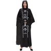 Halloween Kostüm für Erwachsene Zauberer Schwarzer Umhang Paly Kostüm, Zauberer, Vampir Verkleidungskostüm