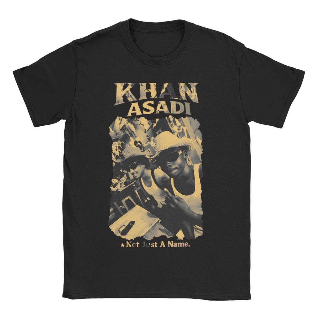 Unisex Women's T-Shirt Khan Asadi Not Just a Name Novelty 100% Cotton Tee Shirt Short Sleeve T Shirt Crewneck Clothing Summer
