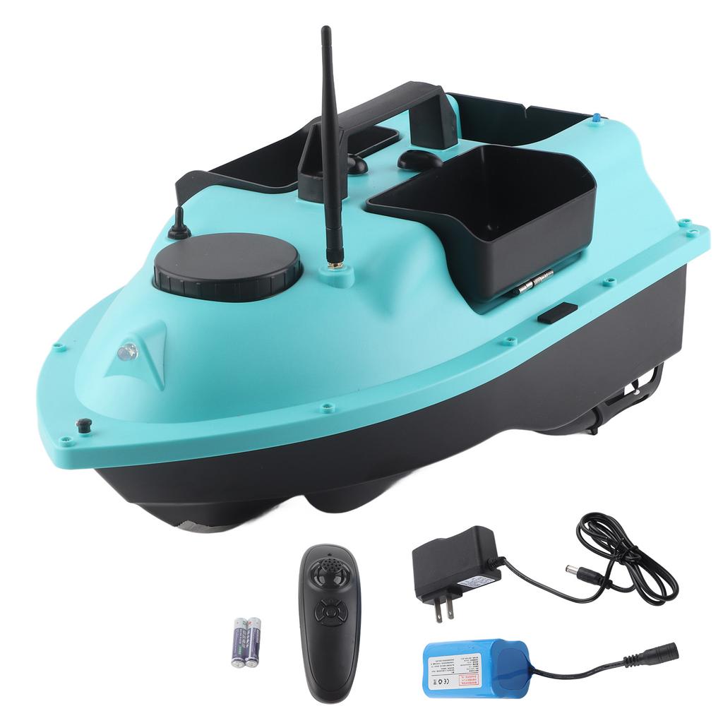 RC Fishing Bait Boat 300m Wireless Contorl 1kg Loading Fish Bait Lure Boat with 3 Bait Tanks for
