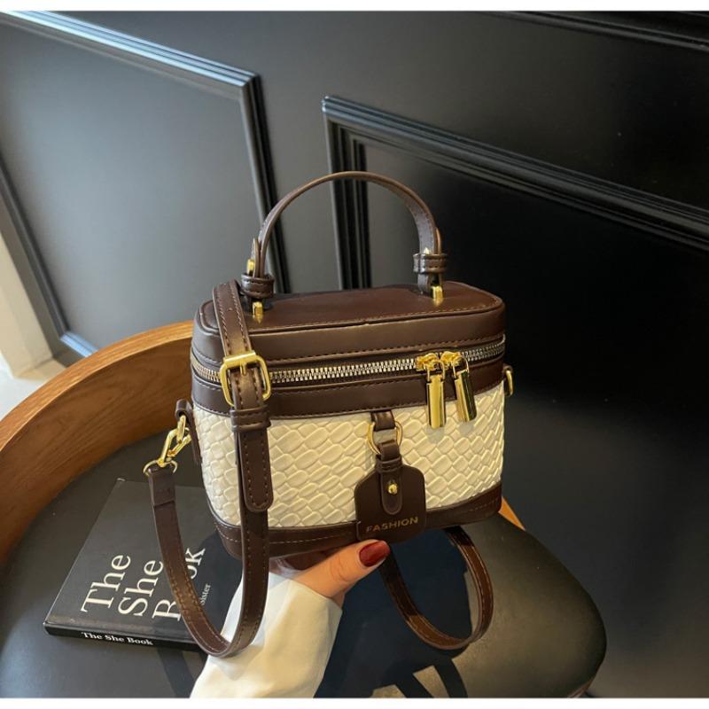 Neue Nischenhandtasche Damentasche Frühling und Sommer exquisite vielseitige PU-Bucket-Bag Pendler-Schulter-Umhängetasche