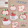 Apple Sticky Note Cute Creative Message Office School Supplies Memo Pad N Times Reminder Sticker Kawaii Stationery Gift Lovely