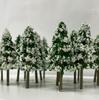[Asuniko] Diorama Trees, Snow, 7cm, 20 Pieces, Model Trees, Architecture, Railway Models, Forests, Miniatures, Materials (7cm, Set of 20)