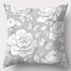 Peony  Butterfly Floral Pattern Pillowcase Pattern Cushion Cover Suitable For Sofa Bedroom Car Pillow Cover