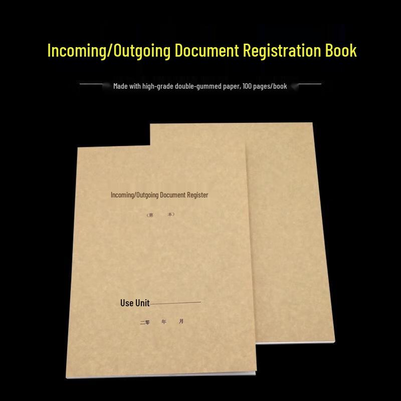 A4 Document Register Logbook (2-pack)