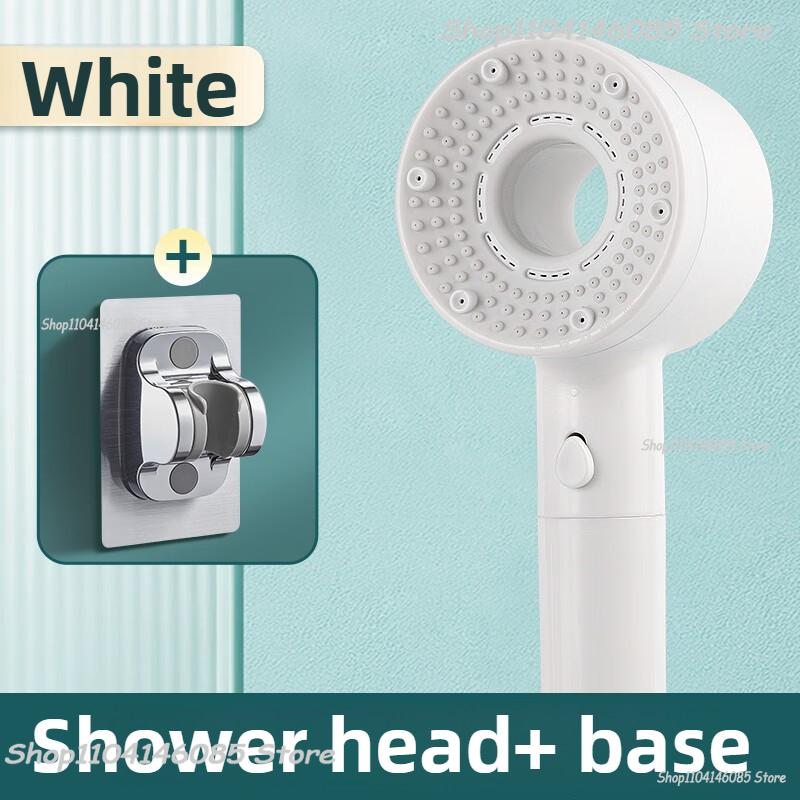 5 Lägen Duschhuvud Högtryck Duschhuvud Bärbart Filter Regndusch Blandare Kran Badrum Bad Hem Badrumstillbehör