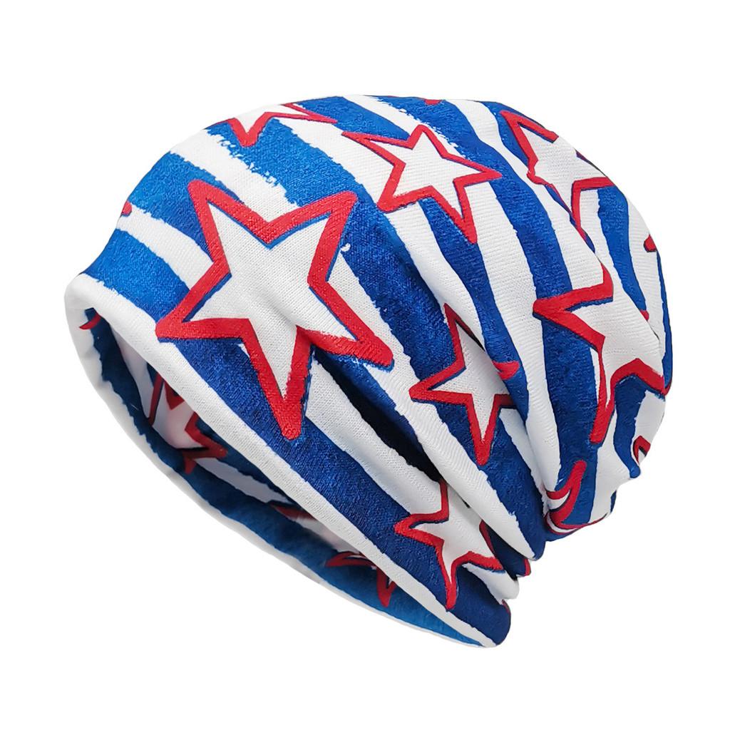 Vintage Style Pullover Cap With Printed Design For Casual Winter Outfits