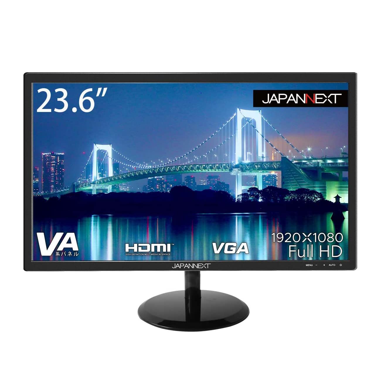 Monitor LCD full HD JAPANNEXT polegadas HDMI VGA 23.6 (1920x1080) JN-236VFHD
