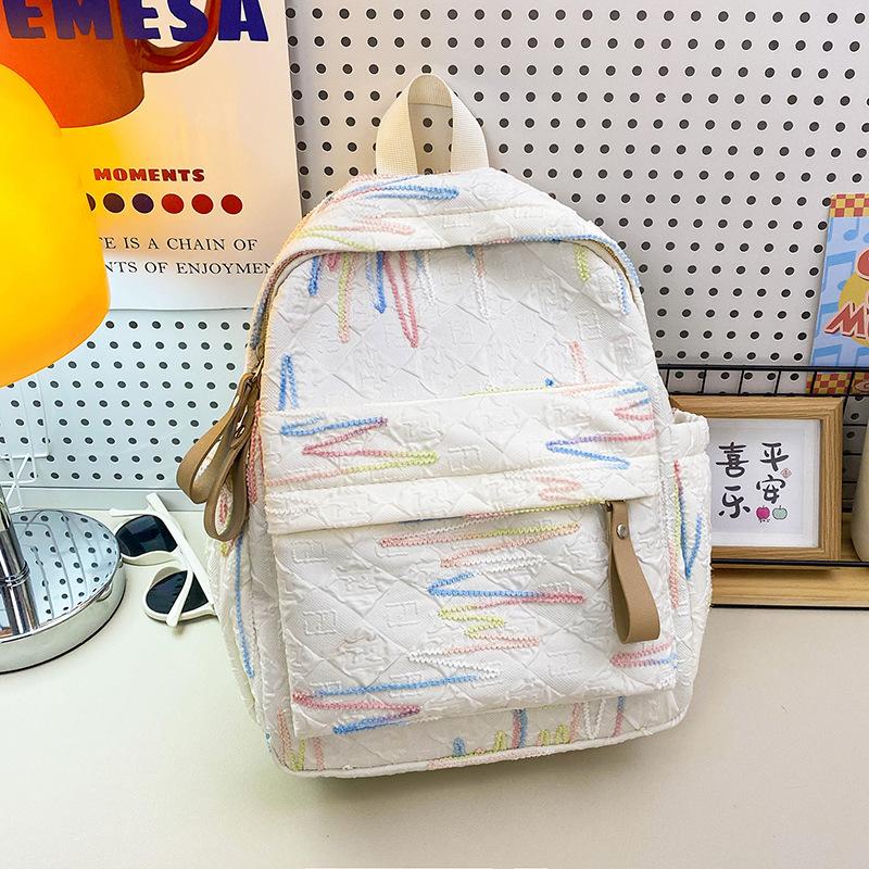 Backpack Girls Travel Cute Girl Simple Middle School College Student Printing Lightweight Trendy Fashion Backpack