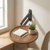 Adjustable Bracket with Round Shelf Modern Wall Mount Heavy Duty