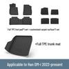 BYD Han L DM-i/EV TPE Floor & Trunk Mats - Eco-friendly, Waterproof, Carbon Fiber Design